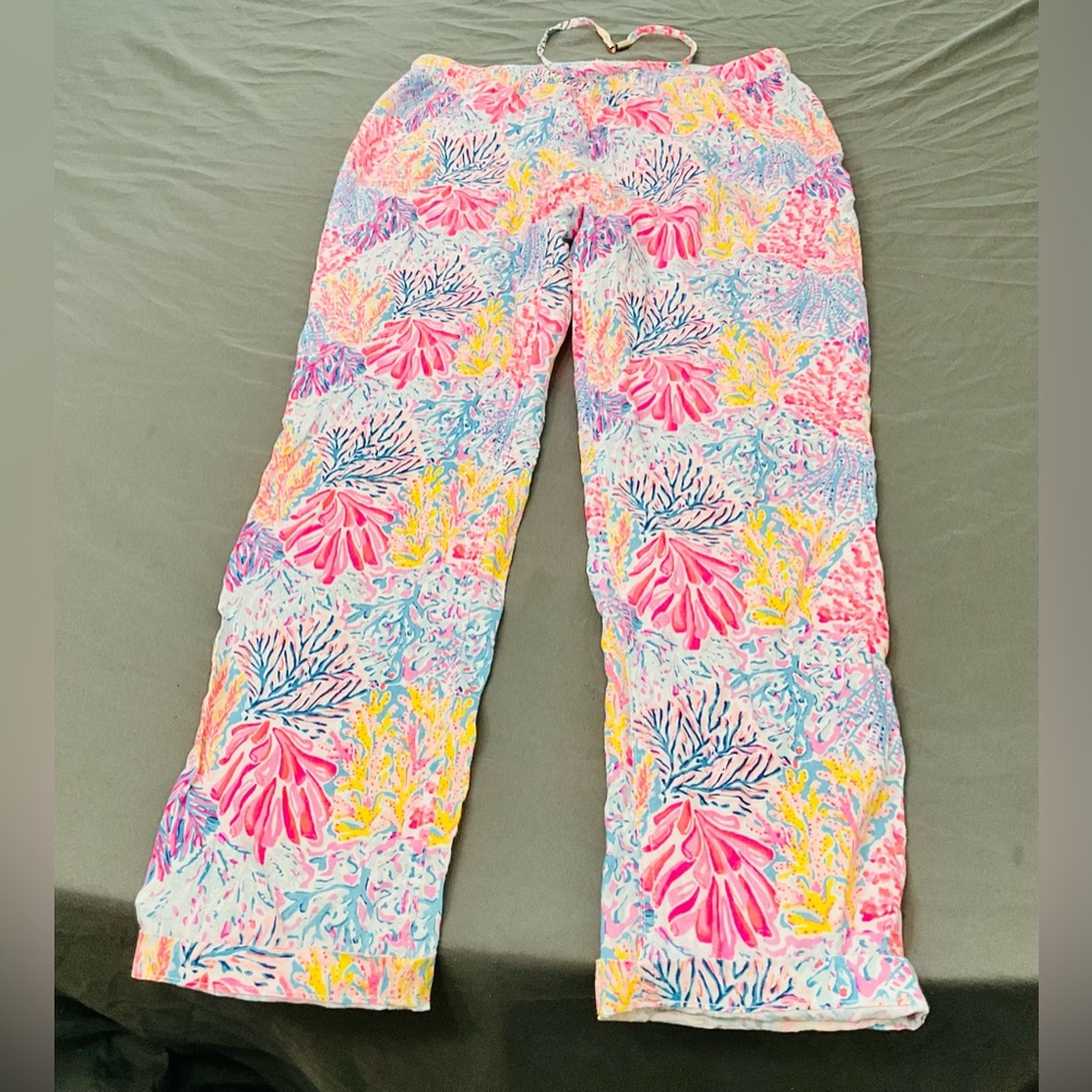 Lilly Pulitzer 100% linen pants